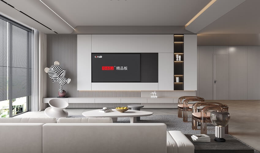現(xiàn)代輕奢風(fēng)格展示，烏迪橡木深+渥太華卡其